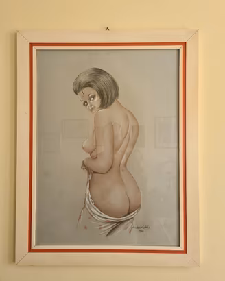 Quadro nudo artistico donna erotico
