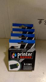 Z - 8 cartucce ink jet E-1281 x Epson