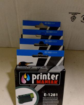 Z - 8 cartucce ink jet E-1281 x Epson