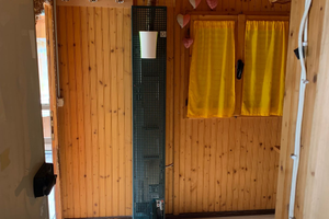 Pre ingresso con roulotte