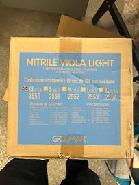 guanti in nitrile taglia XS