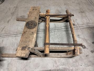 Slitta Vintage trasporto merce su neve, anni ‘40