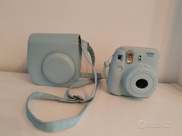 Fotocamera Fujifilm Instax Mini 8+custodia-azzurre