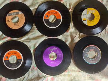 6 dischi 45 giri