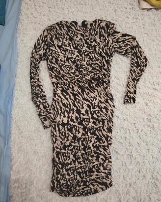 vestito zebrato HM