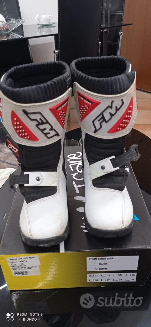 Stivali Moto Cross Enduro Bambino FM Racing Storm Youth Mx Boot