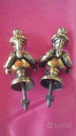  COPPIA POMOLI IN OTTONE