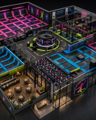 Fabbrica 100% ITA - Trampoline Park su Misura