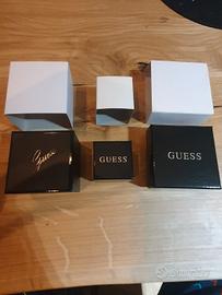 scatole e garanzie per gioielli GUESS