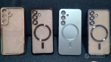 4 Cover Samsung Galaxy S25 + 4 pellicole idrogel