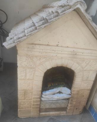 Grande cuccia per cani cemento leggero