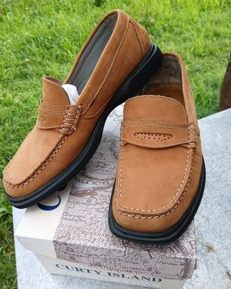 Mocassini estivi in pelle n.40