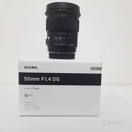 Obiettivo Sigma 50mm 1:1.4 DG x Canon usato