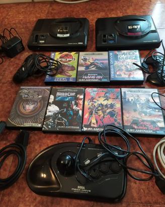 2 console mega drive + joystick