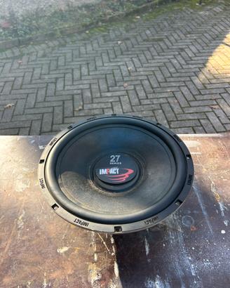 Subwoofer Impact series 27 da 600 watt