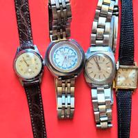 Lotto orologi vintage da donna zenith Eberhard
