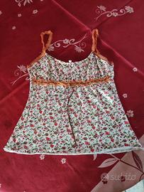 Top Floreale Fantasia Fiori M - 10