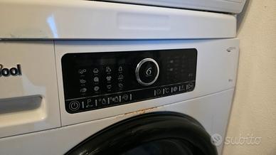 kit lavatrice + asciugatrice whirphool sesto senso