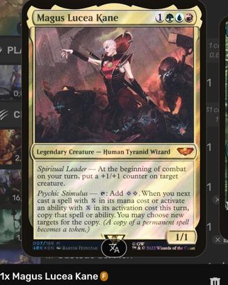 mazzo commander lucea kane