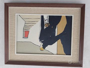dipinto "figura con cappello"