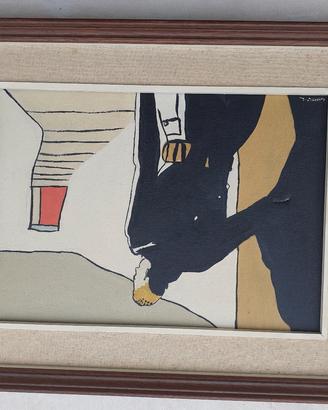 dipinto "figura con cappello"