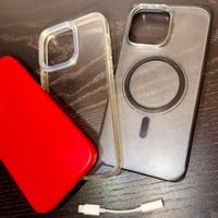 Cover Iphone 14 Pro Max + adattatore Lightning