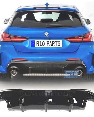 DIFFUSORE BMW F40 19- LOOK M 135i NERO LUCIDO PLAS