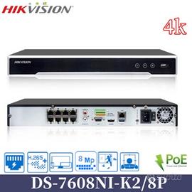 NVR Hikvision DS-7608NI-K2/8P POE