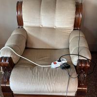 Divano piu due poltrone vintage