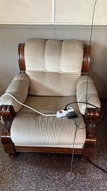 Divano piu due poltrone vintage