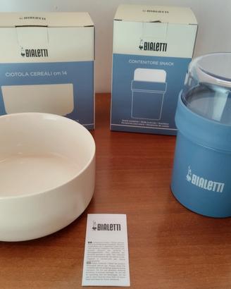 Ciotola cereali + Contenitore snack. Bialetti