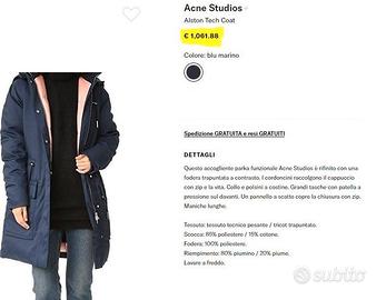 Parka piumino donna Acne Studio - Acne Studio