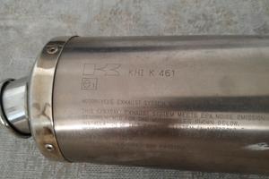 scarico completo con catalizzatore z750 Kawasaki 