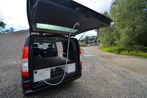 allestimento camperizzato van