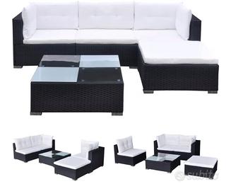 Set da giardino color marrone