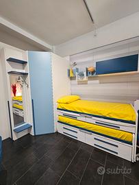 Cameretta con Cabina-armadio Moretticompact 