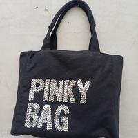 Pink bag borse in tessuto