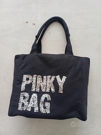 Pink bag borse in tessuto