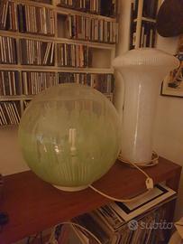 Lampade anni 1970, vetro di Murano