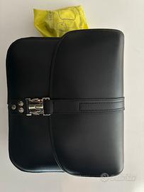 Borsa moto cuoio x triumph street/speed twin