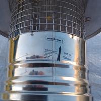 terminale camino materiale inox