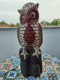 Gufo in legno 