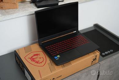 Notebook Gaming 15.6" Msi Katana Gf66 i7 RTX3060TI