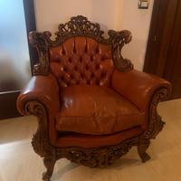 Poltrona stile barocco