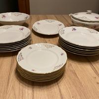 Servizio piatti vintage completo -  Pagnossin