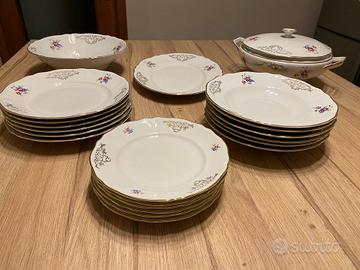 Servizio piatti vintage completo -  Pagnossin