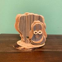 Pecorella legno soprammobile