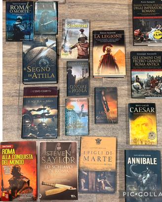 Lotto di 16 libri Roma Antica