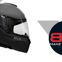 Casco Modulare bkr Xplorer Nero opaco