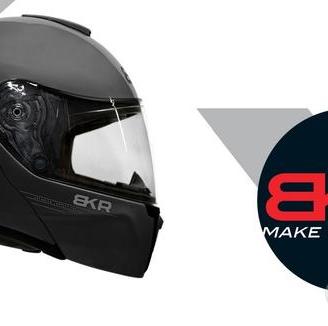 Casco Modulare bkr Xplorer Nero opaco